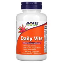 Daily Vits Multi Мультивитамины NOW 120 капсул