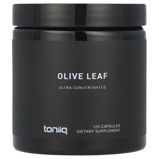 Основное фото товара Toniiq, Листья оливы, Olive Leaf, 120 капсул