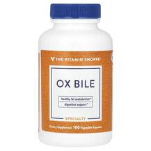 Ox Bile Бычья желчь TheVitaminShoppe 100 капсул