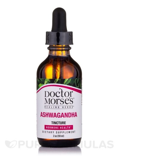 Основне фото товара Doctor Morse's, Ashwagandha Tincture, Ашваганда, 59 мл
