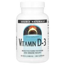 Вітамін D-3 2000 МО Vitamin D-3 2000 IU 200 Source