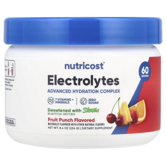 Основне фото товара Electrolytes Advanced Hydration Complex Fruit Punch, Електроліти,