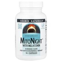 MitoNight With Melatonin Мелатонин Source Naturals