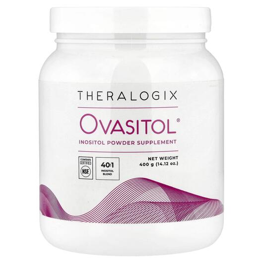 Основне фото товара Ovasitol Inositol Powder Supplement, Міо-інозитол, 400 г