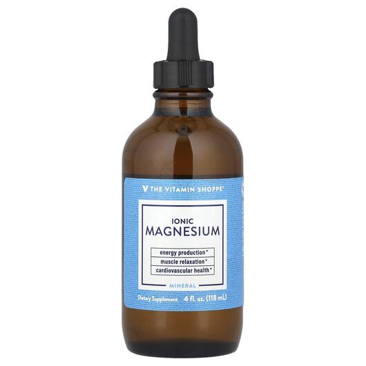 Основне фото товара TheVitaminShoppe, Ionic Magnesium, Магній, 118 мл
