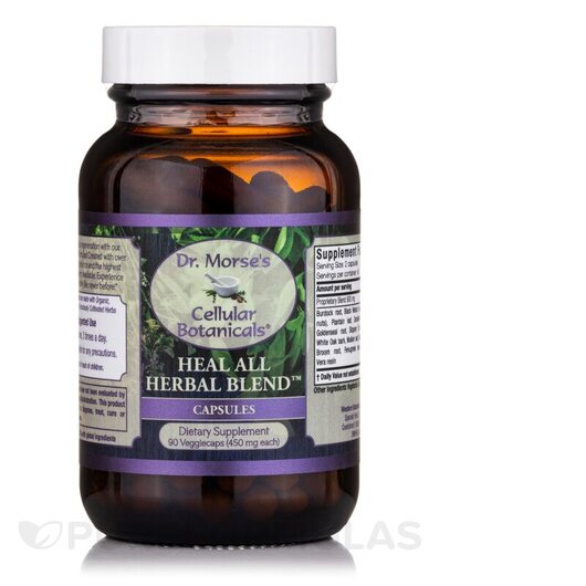 Основне фото товара Doctor Morse's, Heal All Herbal Blend Capsules, Трави, 90 ка