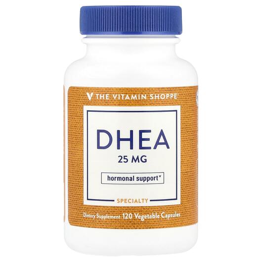 Основне фото товара TheVitaminShoppe, DHEA 25 mg, Дегідроепіандростерон, 120 капсул