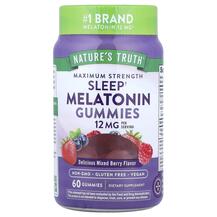 Melatonin Natural Mixed Berry 12 mg Мелатонин Nature's