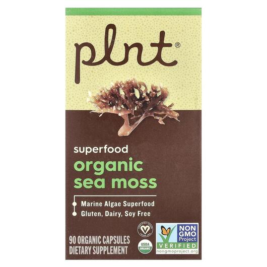 Основное фото товара Plnt, Ирландский морской мох, Organic Sea Moss, 90 капсул