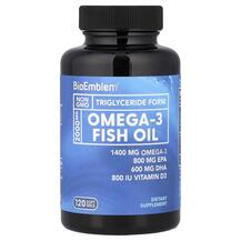 Omega-3 Fish Oil Омега 3 BioEmblem 120 капсул