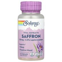Vital Extracts Saffron 30 mg Шафран Solaray