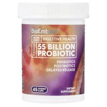 Пробіотики 55 Billion Probiotic BioEmblem 45 капсул Пробіотики 55 Billion Probiotic BioEmblem 45 капсул