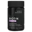 Фото товара Витамин B7 Биотин, Biotin with Coconut Oil 5000 mcg, 120 капсул