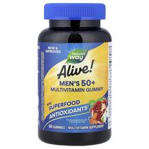 Вітаміни для чоловіків Alive! Men's 50+ Gummy