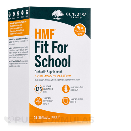 Основное фото товара Genestra, Поддержка иммунитета, HMF Fit For School, 25 таблеток