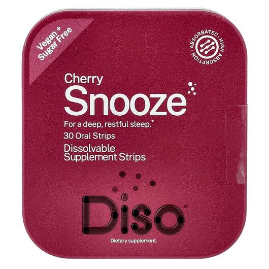 Основное фото товара Diso, Поддержка сна, Snooze Cherry, 30 таблеток