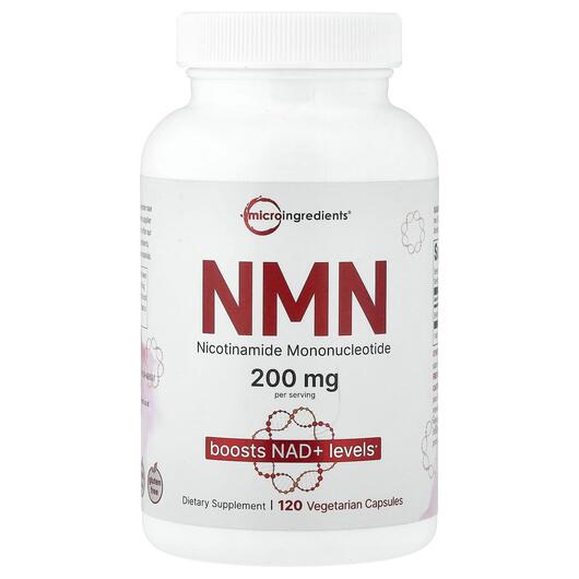 Основне фото товара Micro Ingredients, NMN, Нікотинамід мононуклеотид, 120 капсул
