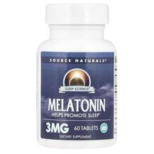 Melatonin 3 mg Мелатонин Source Naturals 60 таблеток