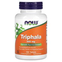 Triphala 500 mg 120 Трифала 500 мг NOW 120 таблеток Triphala 500 mg 120 Трифала 500 мг NOW 120 таблеток
