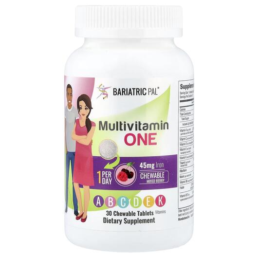 Основне фото товара Multivitamin One Mixed Berry, Мультивітаміни, 30 таблеток