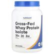 Nutricost, Grass-Fed Whey Protein Isolate, Протеїн Ізолят, 907 г