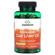 Фото товару Norwegian Cod Liver Oil 350 mg, Олія печінки тріски, 250 капсул