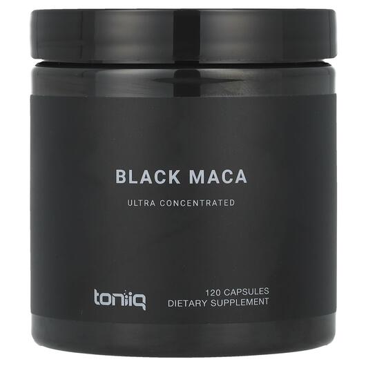 Основне фото товара Toniiq, Black Maca, Мака, 120 капсул
