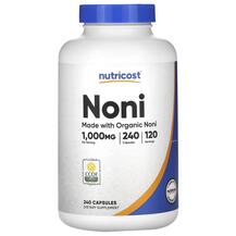 Ноні Noni 1000 mg Nutricost 240 капсул