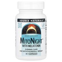 Мелатонін MitoNight With Melatonin Source Naturals