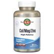 KAL, Cal/Mag/Zinc High Potency, Цинк, 250 таблеток