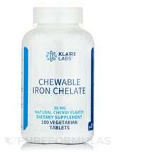 Chewable Iron Chelate Natural Cherry Flavor Железо