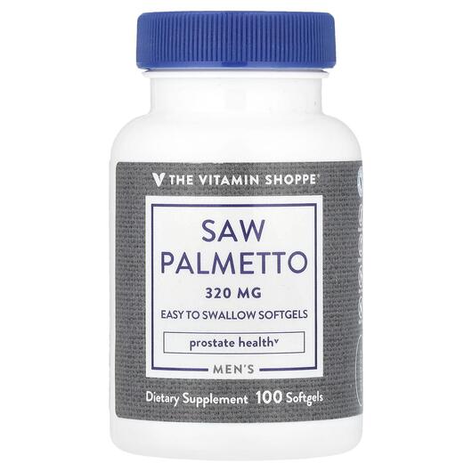 Основное фото товара Со Пальметто, Men's Saw Palmetto 320 mg, 100 капсул