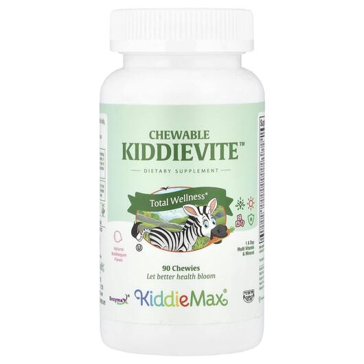 Основне фото товара KiddieMax Chewable Kiddievite Natural, Вітаміни для дітей, 90 таб