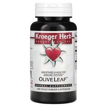 Оливкове листя Olive Leaf Kroeger Herb 100 капсул
