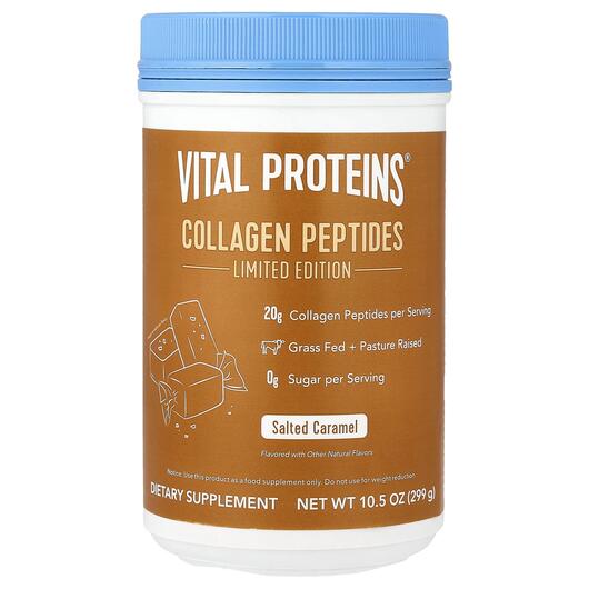 Основное фото товара Collagen Peptides Salted Caramel Основное фото товара Vital Proteins, Коллаген, Collagen Peptides Salted Caramel, 299 г