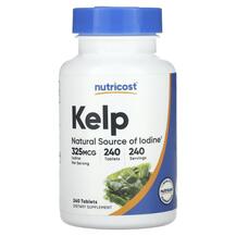 Kelp 325 mcg Ламинария Nutricost 240 таблеток