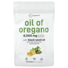 Олія орегано Oil of Oregano Micro Ingredients 150 капсул