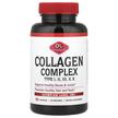 Collagen Complex Type I II III V X, Колаген, 90 капсул