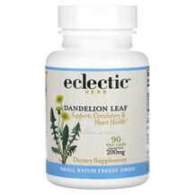 Dandelion Leaf 200 mg Одуванчик 200 мг Eclectic Herb