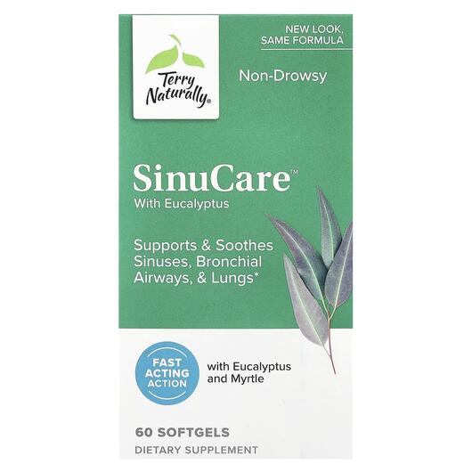 Основне фото товара SinuCare with Eucalyptus, Підтримка носових пазух, 60 капсул