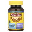 Фото товару Nature Made, Postnatal Multi + DHA, ДГК, 60 капсул