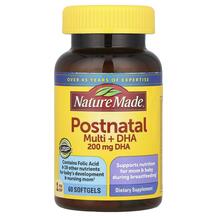 Postnatal Multi + DHA ДГК Nature Made 60 капсул Postnatal Multi + DHA ДГК Nature Made 60 капсул
