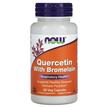 Фото товару NOW, Quercetin With Bromelain, Кверцетин та Бромелайн, 60 капсул