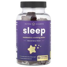 Sleep Natural Berry Мелатонин NutraChamps 60 таблеток