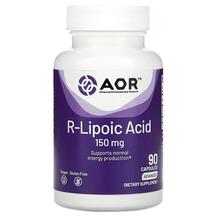 R-Ліпоєва кислота R-Lipoic Acid 150 mg AOR 90 капсул