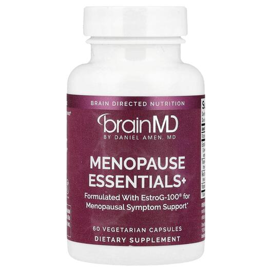 Основне фото товара BrainMD, Menopause Essentials+, Підтримка менопаузи, 60 капсул