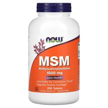 Метилсульфонілметан 1500 мг MSM 1500 mg NOW Foods