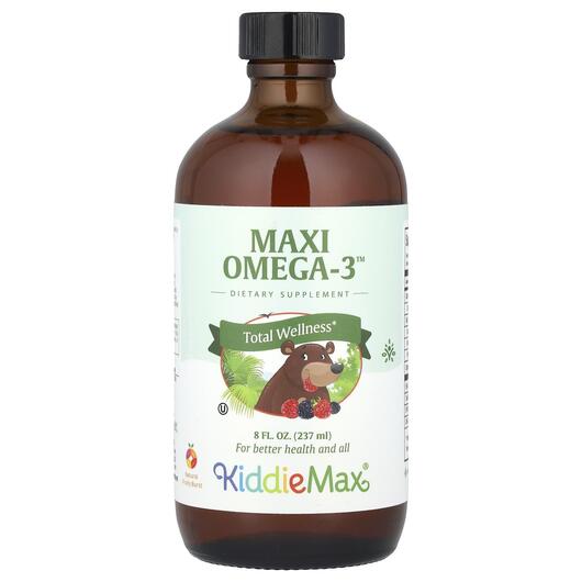 Основне фото товара KiddieMax Maxi Omega-3 Natural Fruity Burst, Омега 3, 237 мл