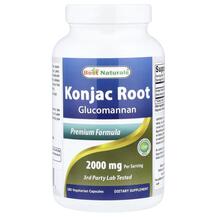 Konjac Root Конжак Best Naturals 180 капсул