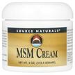 Фото товару Source Naturals, MSM Cream, Метилсульфонілметан МСМ, 113.4 г
